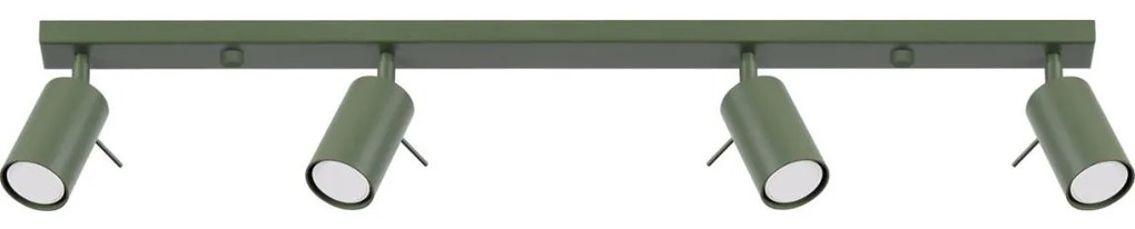 Sollux SL.1504 - Spotlámpa RING 4xGU10/10W/230V zöld