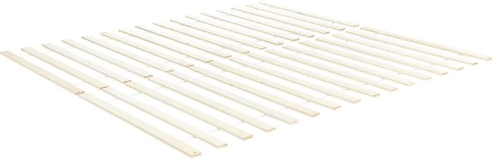 Franciaágy 140 cm VALLES (ágyráccsal) (fehér). 1007546