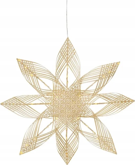 Karácsonyi csillag Adventi bambusz Nagy Öko design