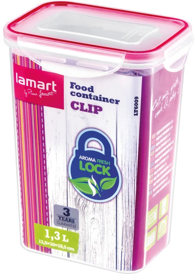 Lamart LT6009 Clip doboz, 1,3 l, 1,3 l