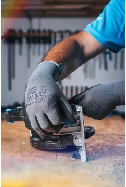 Högert HT2E235-0CS körfűrész, 165mm, 18V, dobozban