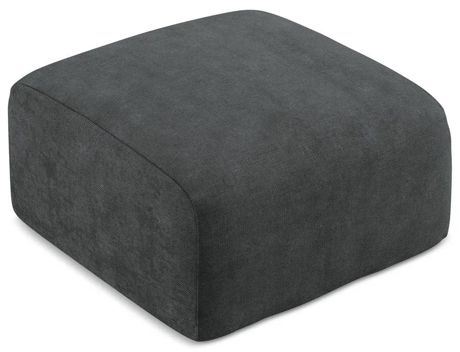 Sötétszürke zsenília lábtartó Leila – Makamii