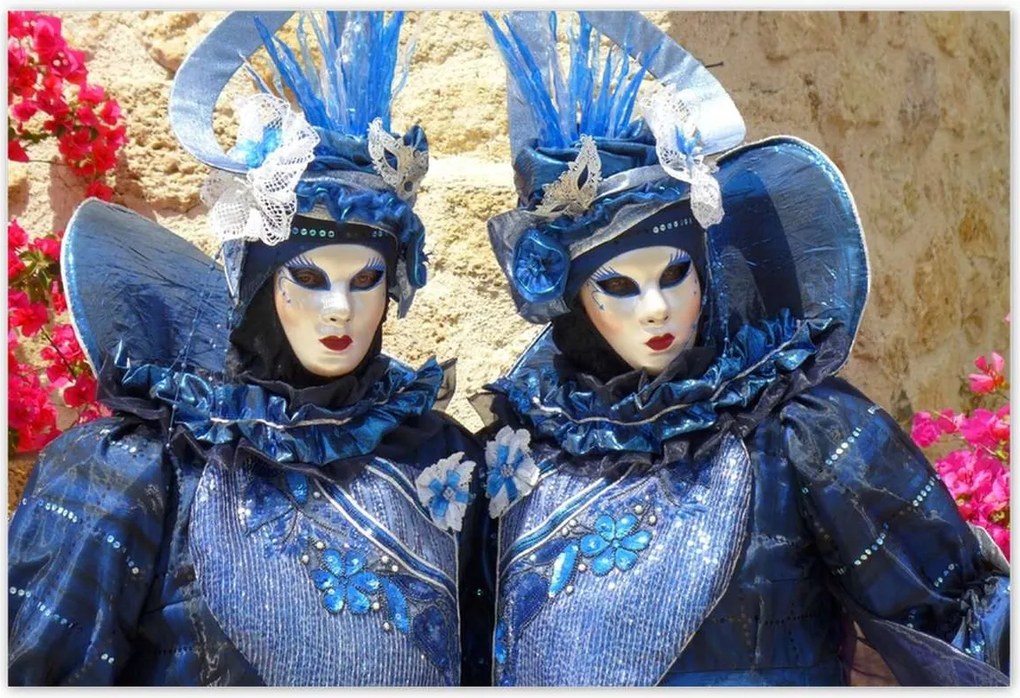 Poszterek 155x105 Velence farsangi maszkok