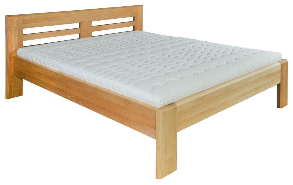 Franciaágy 140 cm LK 111 (bükk) (masszív). 753603