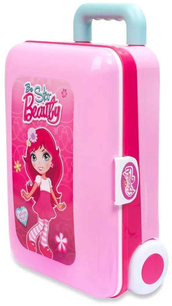 Gyermek fésülködő asztal kofferban 2az1-ben Baby Mix(SÉRÜLT CSOMAGOLÁS)