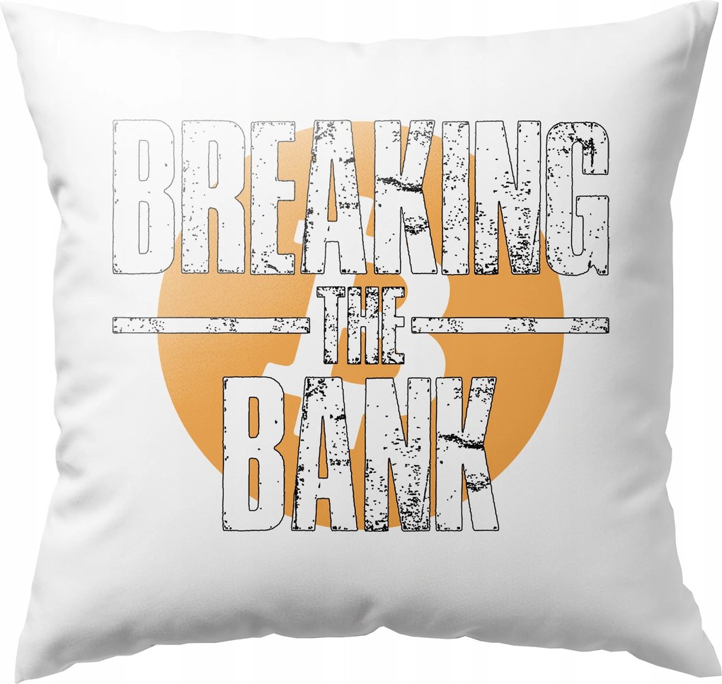 Nyomott Mintás Párna Divatos Bitcoin Kriptovaluta Stílusos Idő