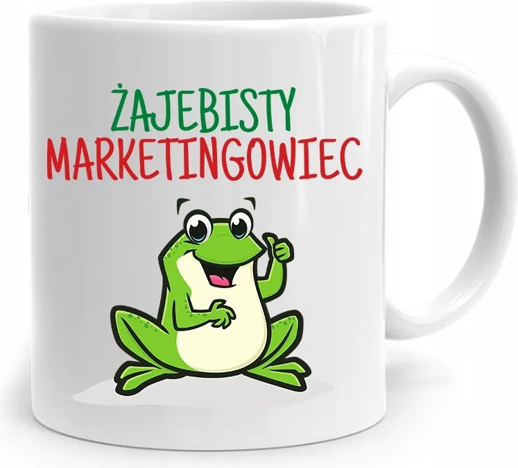 Marketingeseknek Békás Marketinges Bögre fényképes nyomtatással