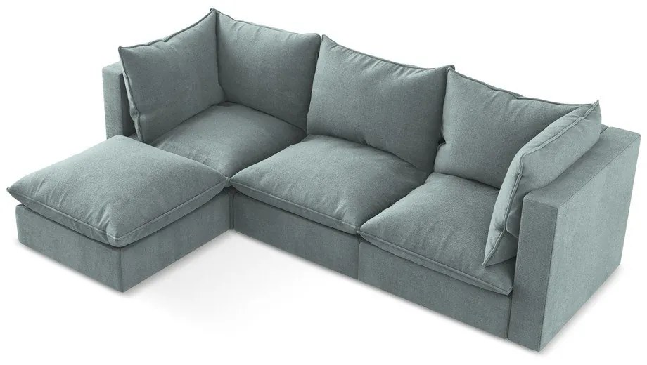 Kék sarokkanapé (bal oldali-heverő résszel) Manao – Makamii