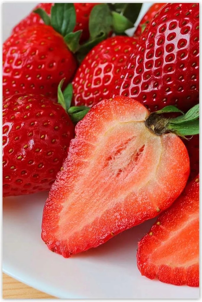 Poszterek 80x120 Friss eper Kert