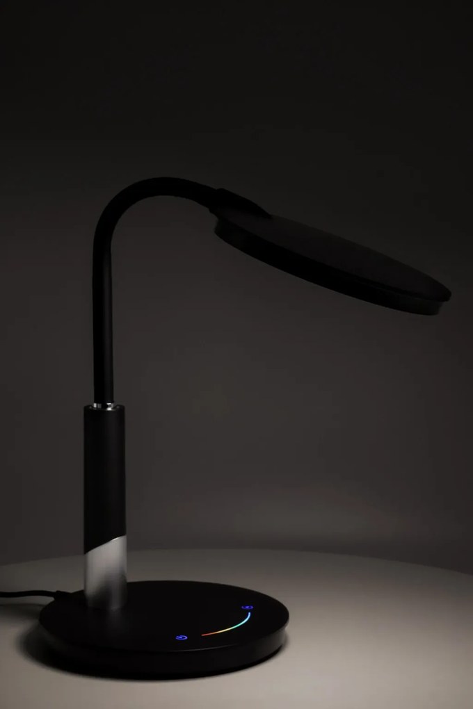 KAJA K-BL1237 CZARNY DINO Fekete Színű Asztali Lámpa 10W LED 600Lm 4000K IP20