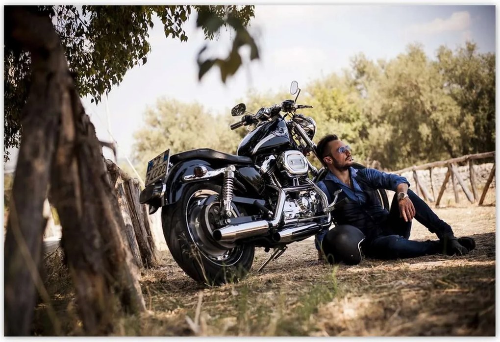 Poszterek 155x105 Motorkerékpár Klasszikus Motor