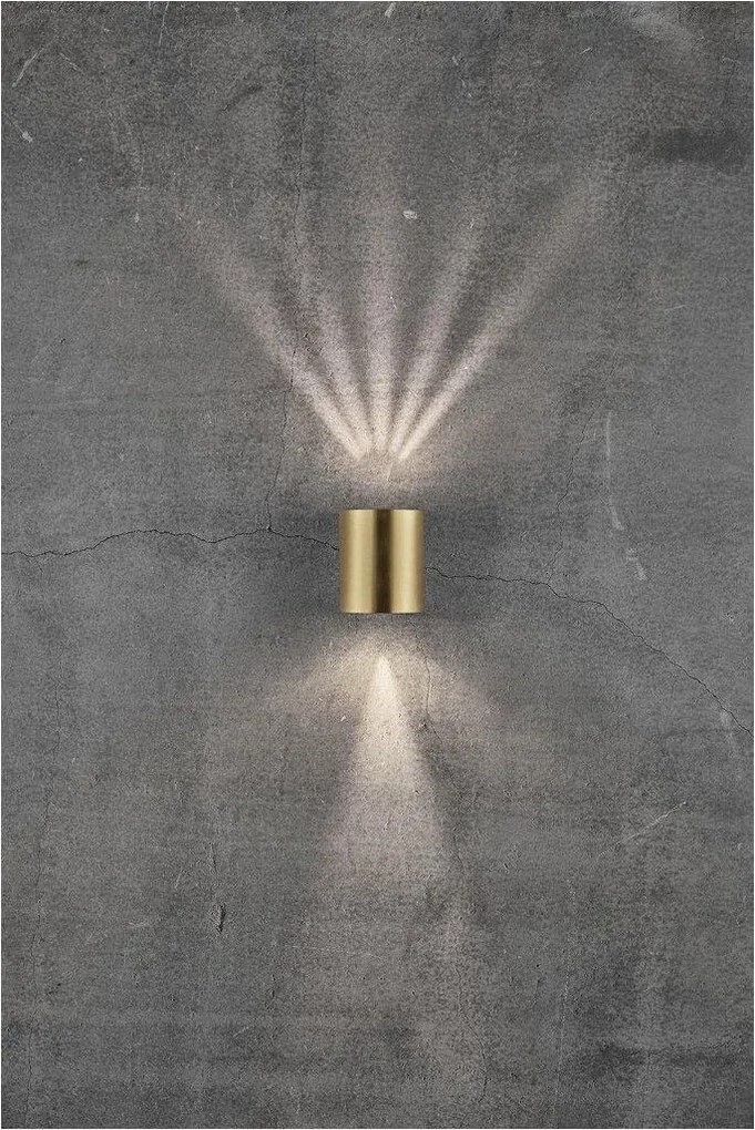 Nordlux modern kültéri fali lámpa canto sárgaréz nor49701035 IP44