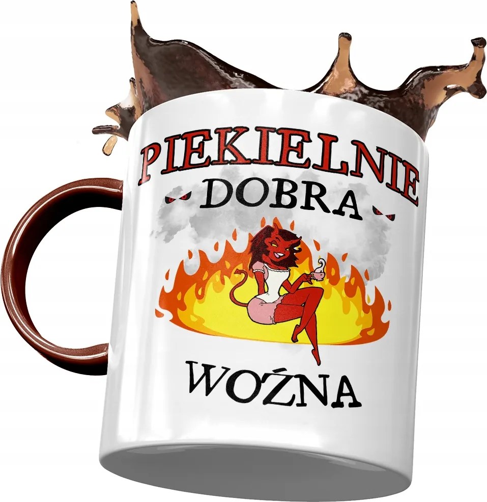 Bordó Bögre A Gondnoknőnek Pokolian Jó Ajándék Nyomtatott Fotóval