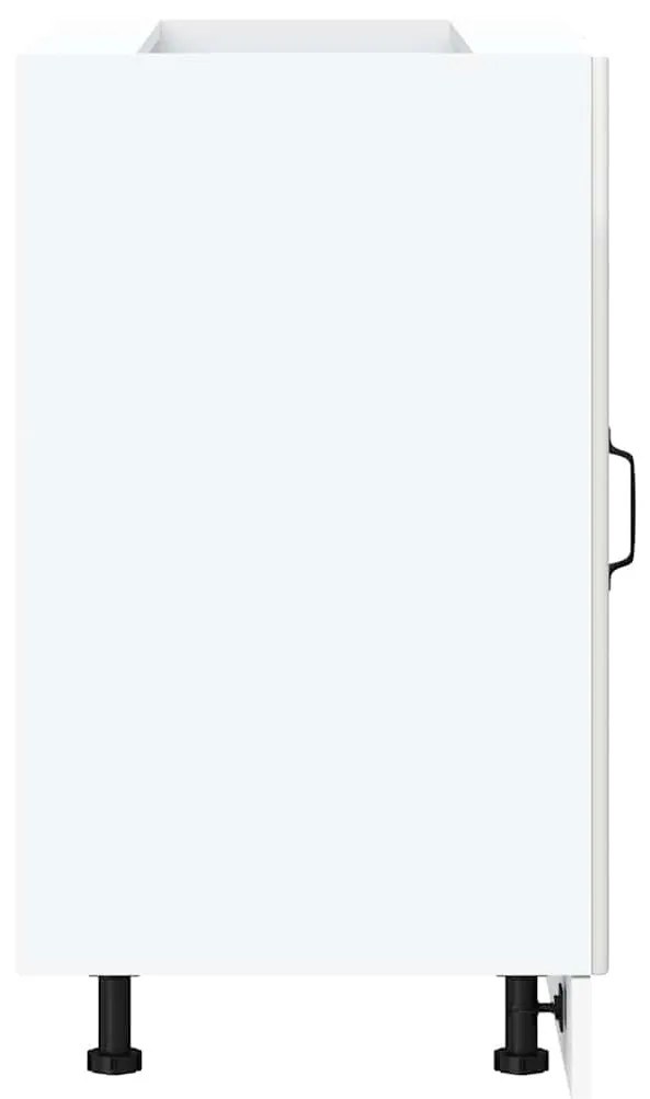 konyhai alsószekrény Lucca" magasfényű fehér, rétegelt fa"