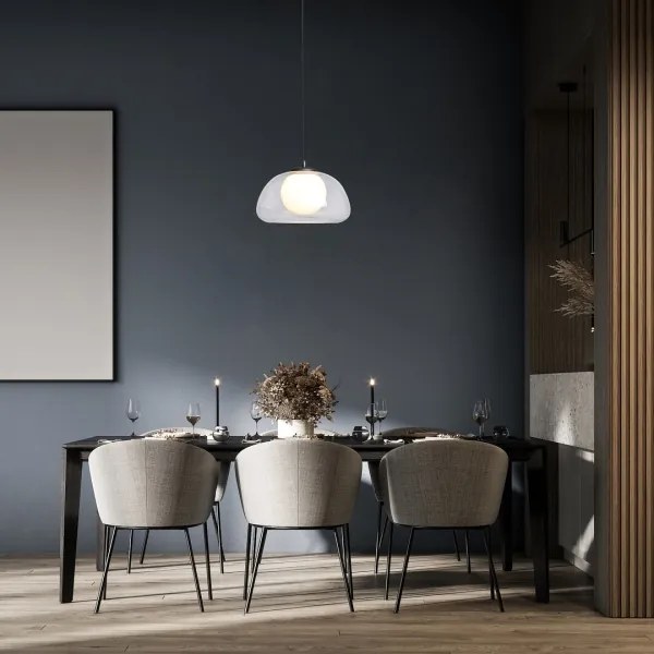 Rabalux 72274 - Csillár zsinóron ELOWEN 1xG9/5W/230V átlátszó