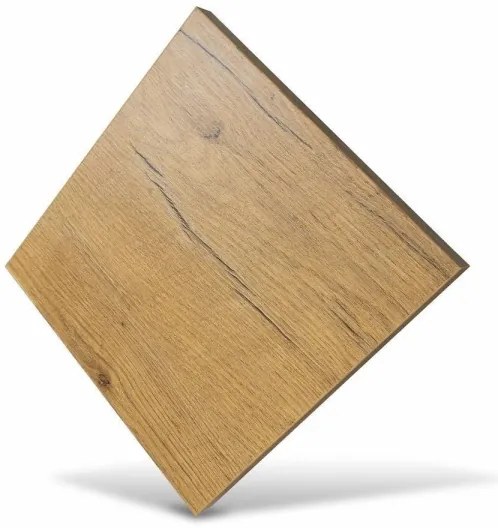 BASICLOFT virágtartó állvány 80x24 cm fekete/barna