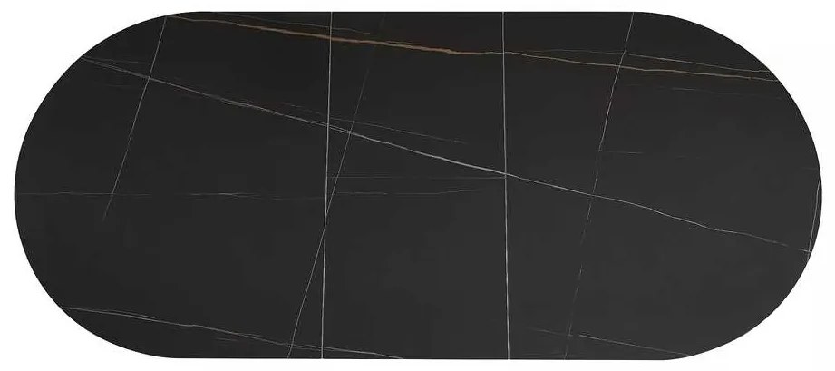 Maxwell II étkezőasztal 140 x 80 cm, fekete