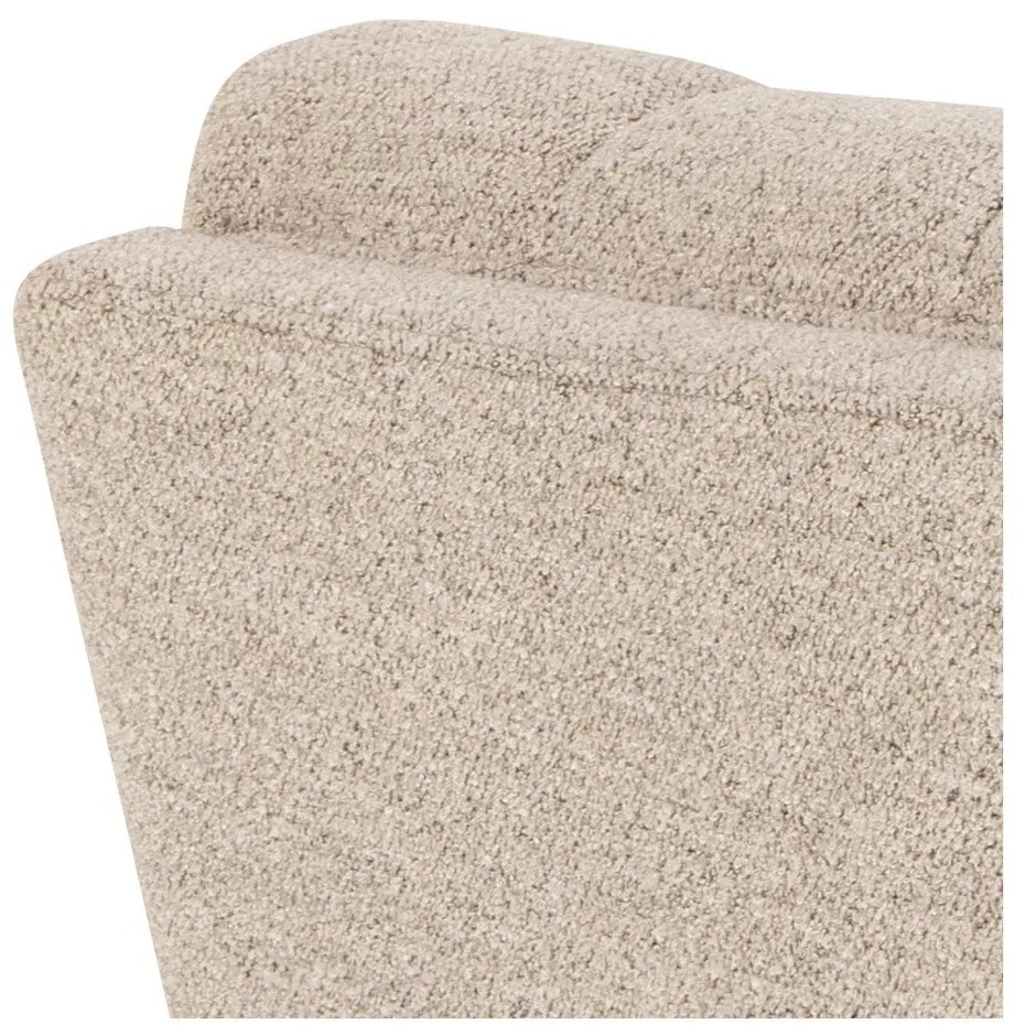 Bézs buklé kanapé 218 cm Tampa – Actona