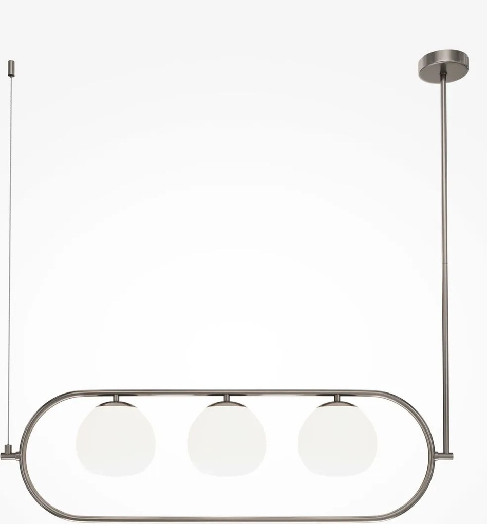 Maytoni modern függeszték erich fehér nikkel mymod221pl-03n
