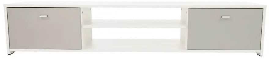 Nappali bútor, fehér/szürke, GENTA