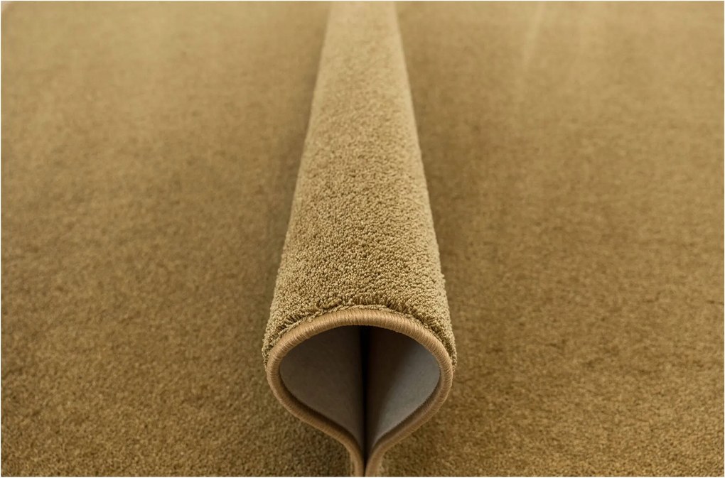 Sötét Sárga Mustárszőnyeg Vastag Puha Filc Nappaliba 150x200 cm