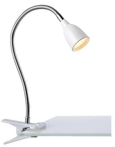 Markslöjd 106091 - LED Asztali lámpa klipsszel TULIP LED/3W/230V fehér