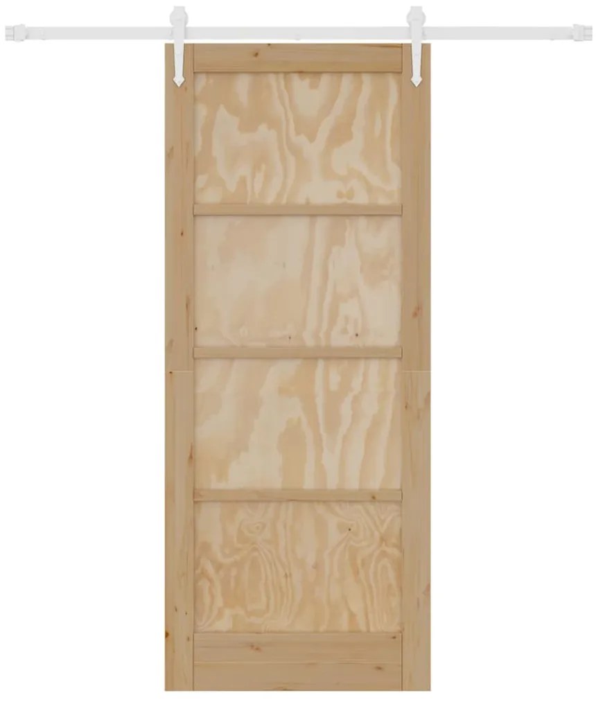 Csúszó ajtó Egyéb ORKDAL Természetes és fehér 83 x 202 cm