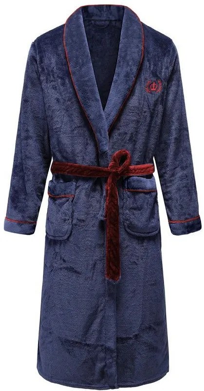 Fürdőköpeny Roger Women Navy Red M