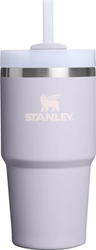 Levendula színű rozsdamentes acél termosz szívószállal 600 ml Quencher H2.O FlowState™ Tumbler Purple Dust – Stanley