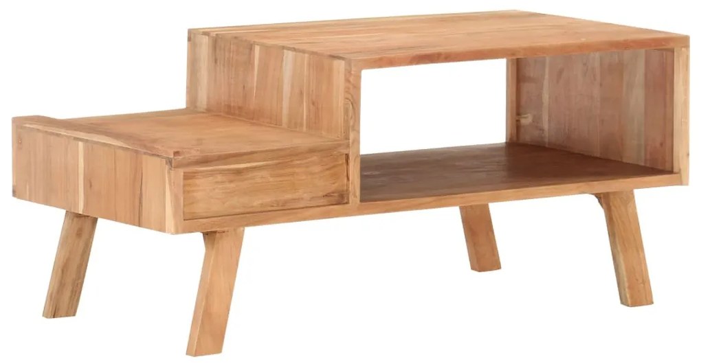 Tömör akácfa dohányzóasztal 100 x 50 x 45 cm