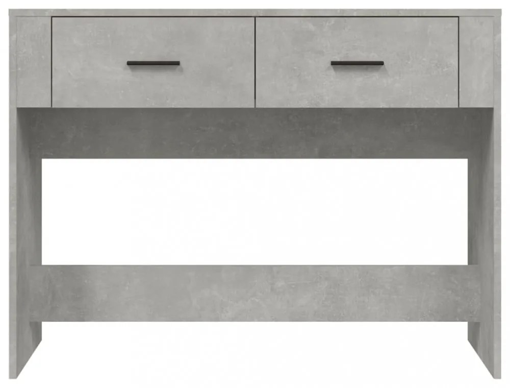 betonszürke szerelt fa dohányzóasztal 100 x 39 x 75 cm