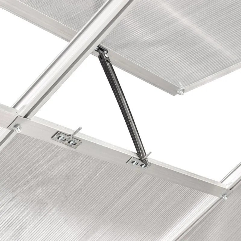 Polikarbonát üvegház 250 x 310 x 124/205 cm