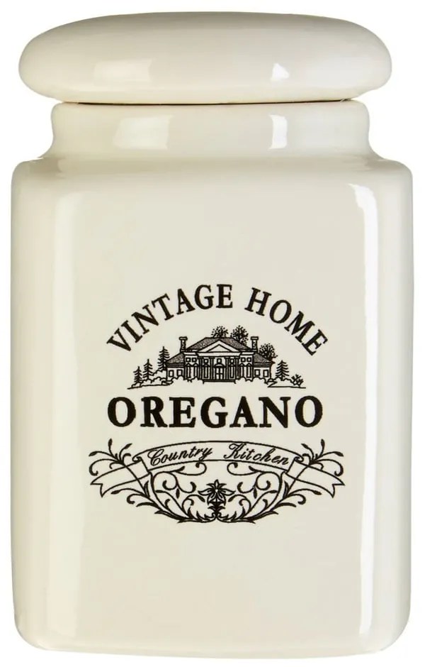 Vintage Home 6 db-os krémszínű fűszertartó doboz szett - Premier Housewares
