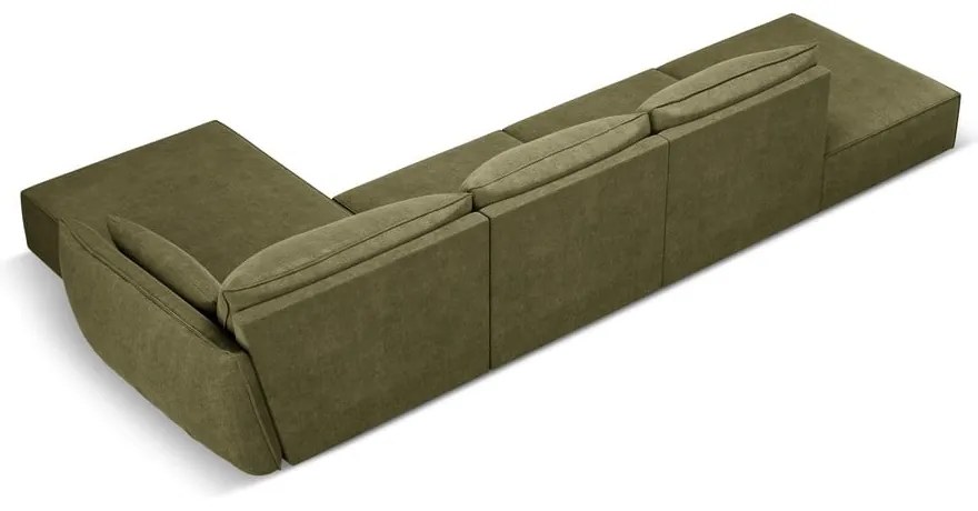 Zöld sarokkanapé (jobb oldali) Vanda – Mazzini Sofas