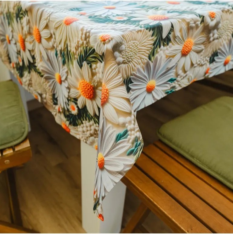 EMI Aramina asztalterítő, 150 cm átmérőjű kerek