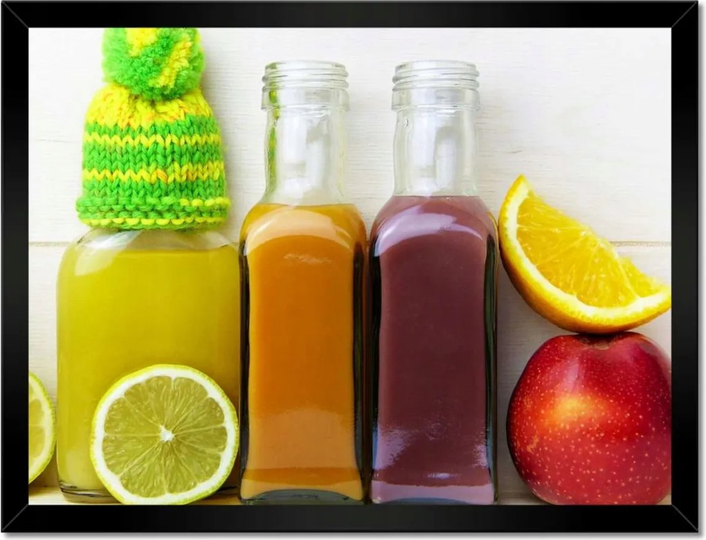 Poszterek keretben 40x30 Egészséges italok Gyümölcsök