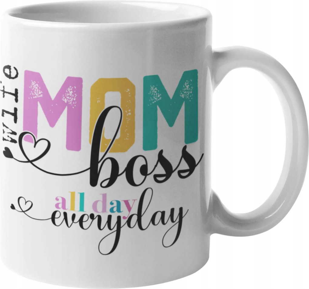 Nyomott Mintás Bögre Ajándék Születésnapra Anyák Napja Anya Wife Mom Boss