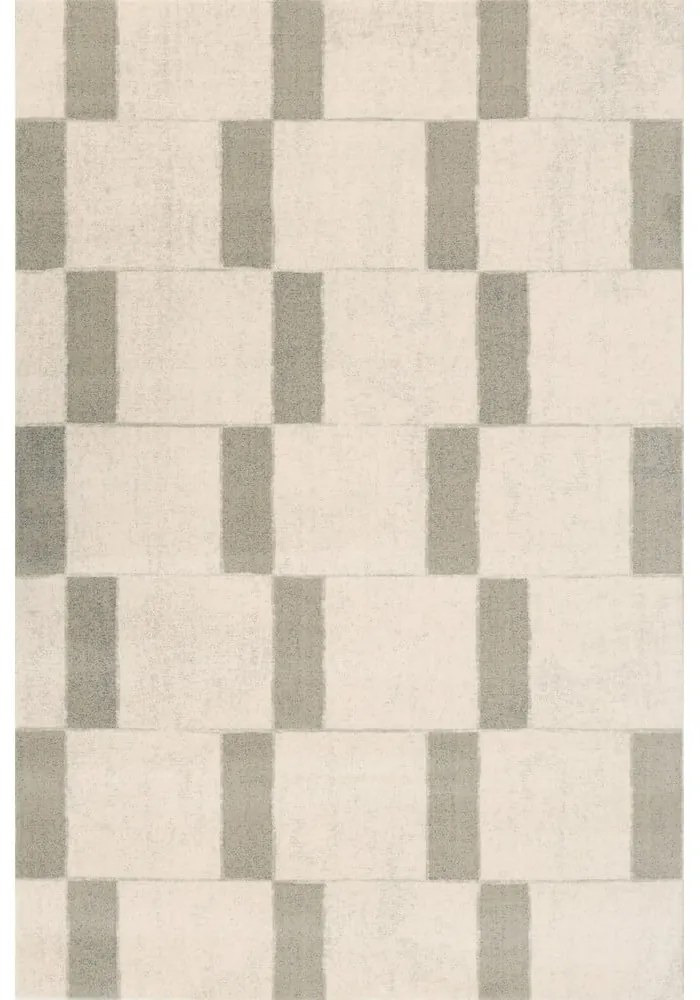 Bézs gyapjú szőnyeg 133x190 cm Agnus Pavement – Agnella