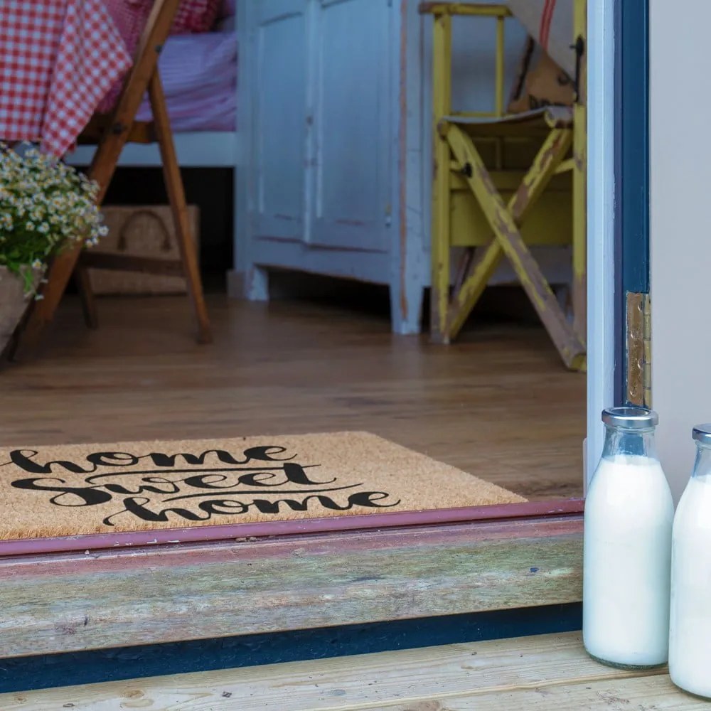 Kókuszrost lábtörlő 40x60 cm Home Sweet Home – Artsy Doormats