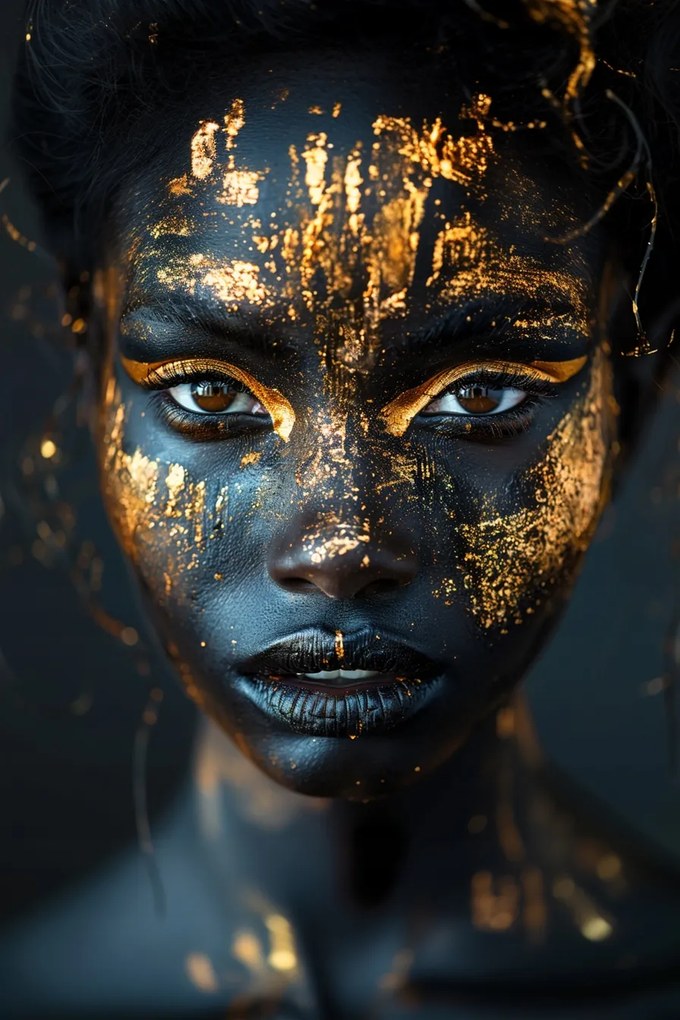 Canvas Vászonkép Portré Nő Művészi Smink Modern 40x60