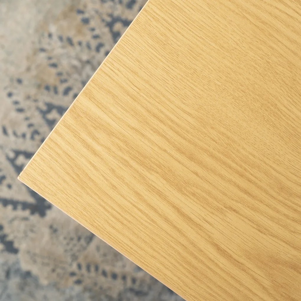 Biurko ROSS 120 cm Dąb złoty/Czarny