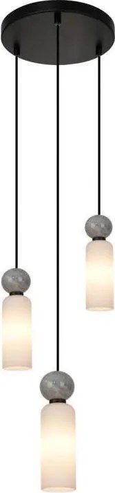 ITALUX PND-95331-3-BK - SANTOS kábeles függőlámpa 3xG9/40W/230V fekete