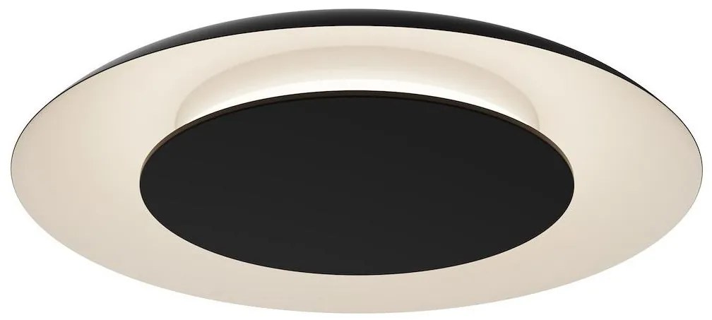 LED mennyezeti lámpa PIATTINO LED/30W/230V 3000/4000/6000K átm. 40 cm fekete