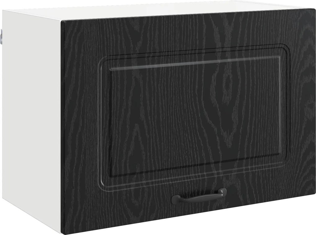 vidaXL Konyhaszekrény Kalmar Fekete tölgy 60 x 31 x 40 cm Faanyag