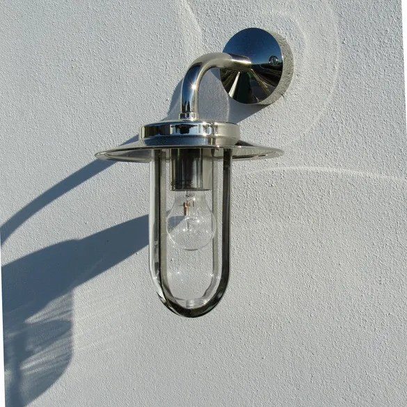 ASTRO LIGHTING 1096001 MONTPARNASSE Klasszikus Kültéri Fali Lámpa Nikkel, Átlátszó E27 IP44
