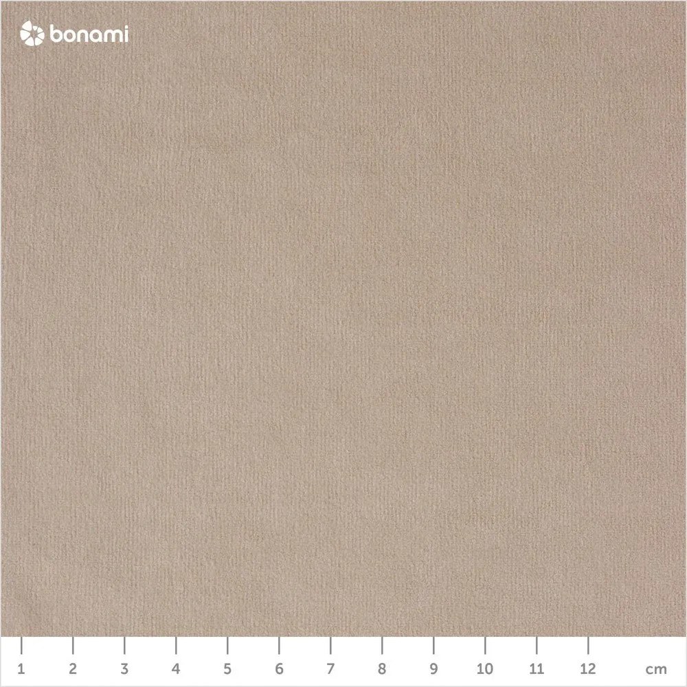 Bézs bársony kinyitható sarokkanapé (jobb oldali-"U" alakú) Sweet Harmony – Miuform