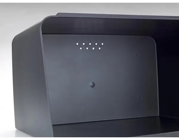 WENKO 54098100 - KUBO kenyértartó 35x26,5 cm fekete/barna