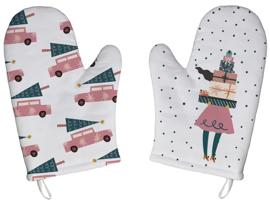 Edényfogó szett karácsonyi mintával 2 db-os – Butter Kings