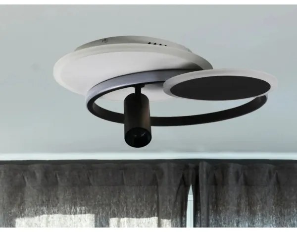 LED Dimmelhető lámpa LED/65W/230V 3000-6500K fehér/fekete + távirányítás