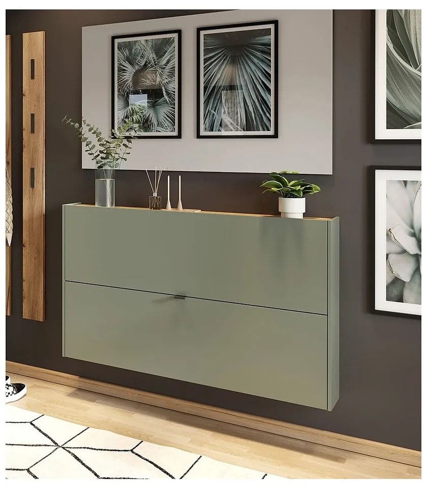 Zöldesszürke előszoba bútor Ameca – Germania